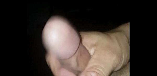  jerking off and cumming to video of me fucking my wife